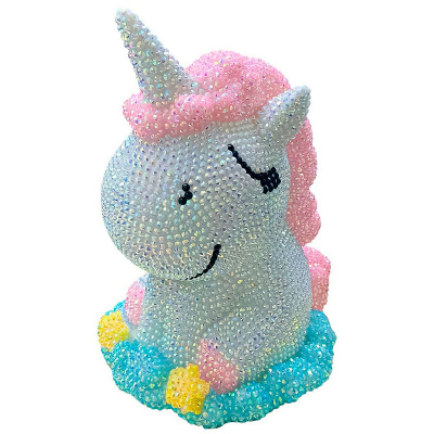 Алмазная мозаика на копилке Unicorn Draw me! 156-TZ019 1